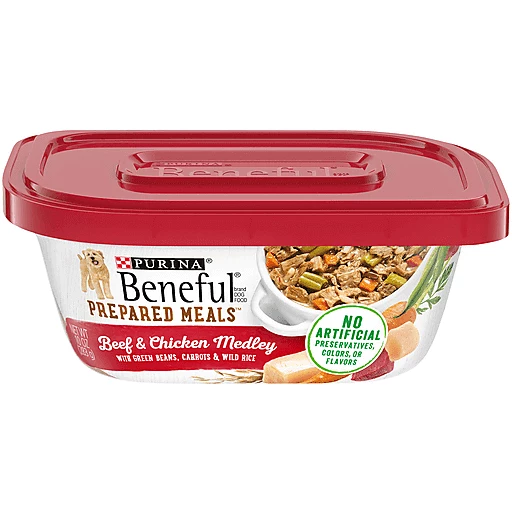 Purina Beneful High Protein Wet Dog Food With Gravy Prepared