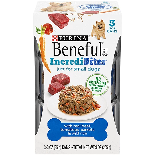Purina Beneful Small Breed Wet Dog Food With Gravy IncrediBites