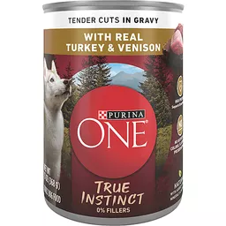 Purina ONE High Protein Wet Dog Food True Instinct Tender Cuts in