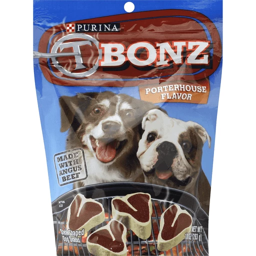 T bonz dog treats best sale
