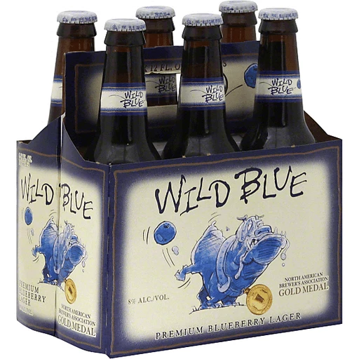 Wildblue Raspberry Label Wild Blue Beer Logo