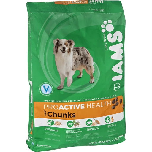 IAMS ProActive Health Dog Food Premium Chunks Dog Food