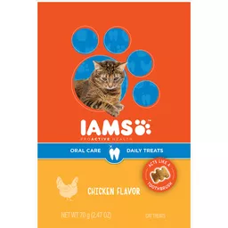 Iams ProActive Health Cat Treats Chicken Flavor Cat Market Basket