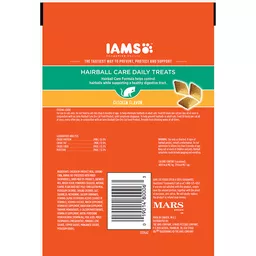 Iams hairball care clearance daily treats