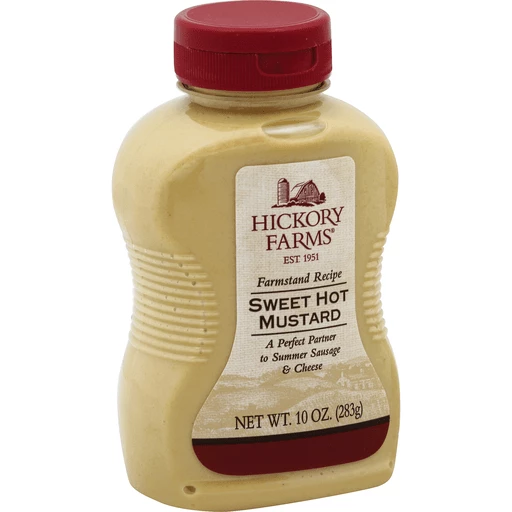 Hickory Farms Mustard, Sweet Hot  Condiments, Sauces & Marinades