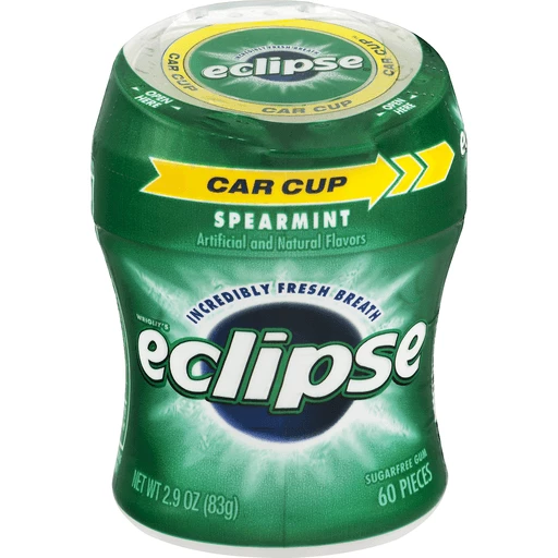 Eclipse Sugarfree Spearmint Gum 60 Ea, Chewing Gum