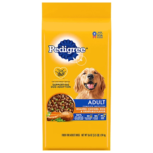 Pedigree Food for Dogs Complete Nutrition Roasted Chicken Rice