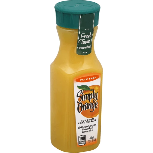 Simply orange orange sales juice