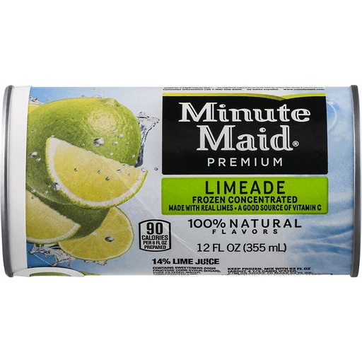 Frozen sales lime concentrate