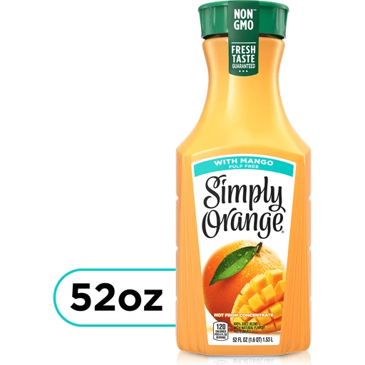 Simply sales orange smoothies