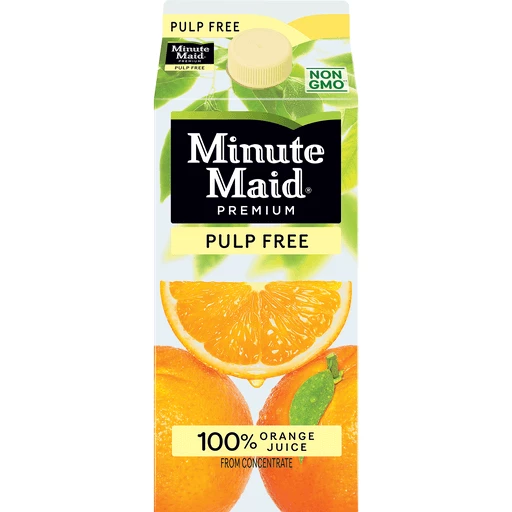 Minute Maid Orange Juice Pulp Free Carton 59 Fl Oz Juice