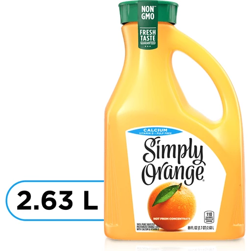 Simple top orange juice