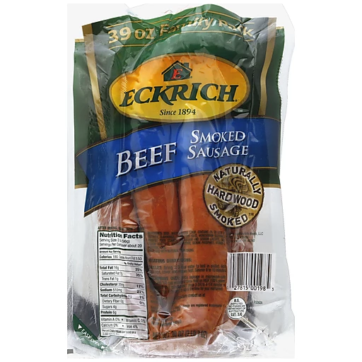 Eckrich beef smoked sausage deals