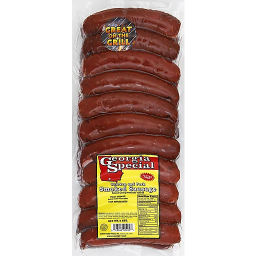 Georgia smoked sausage hot sale