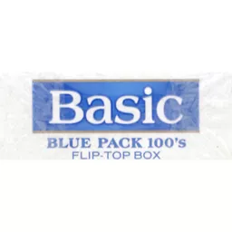 Basic Cigarettes, Blue Pack, Flip Top Box, 100's 20 ea | Cigarettes ...