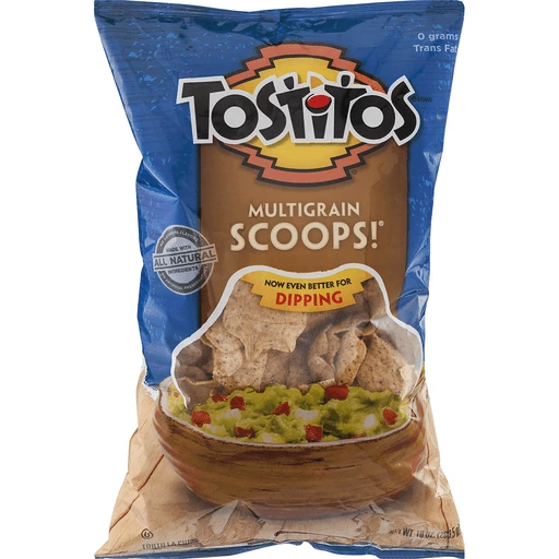 Tostitos Scoops Tortilla Chips Multigrain 10 Oz Tortilla