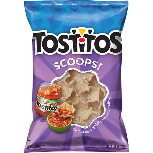 Tostitos Scoops Tortilla Chips Original 10 Oz, Tortilla