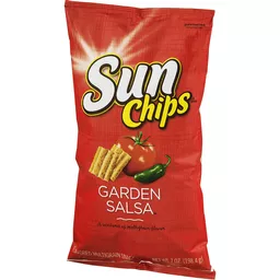 SunChips Flavored Whole Grain Snacks Garden Salsa 7 Oz Chips