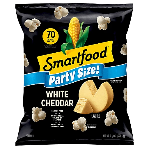 Smartfood Popcorn White Cheddar 9 3 4 Oz Popped Sendik s Food