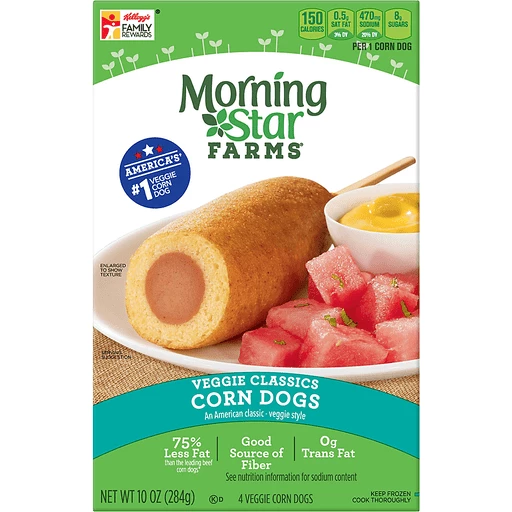 Morningstar mini corn dogs best sale
