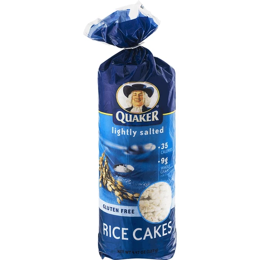 Open Large Rice Cakes Quaker Rice Cakes Lightly Salted