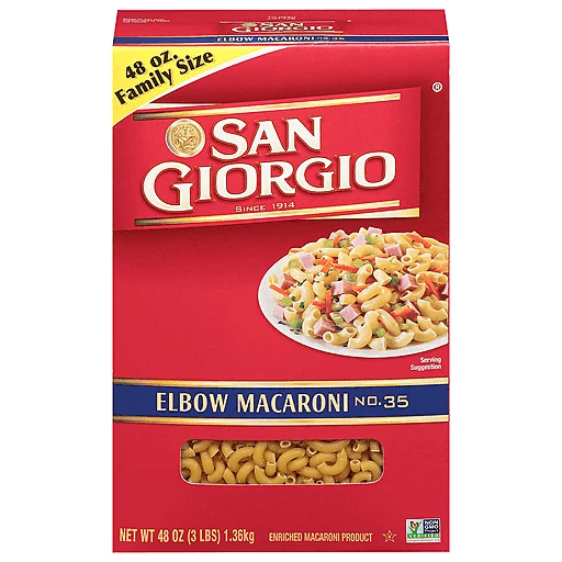 Elbow Macaroni Box