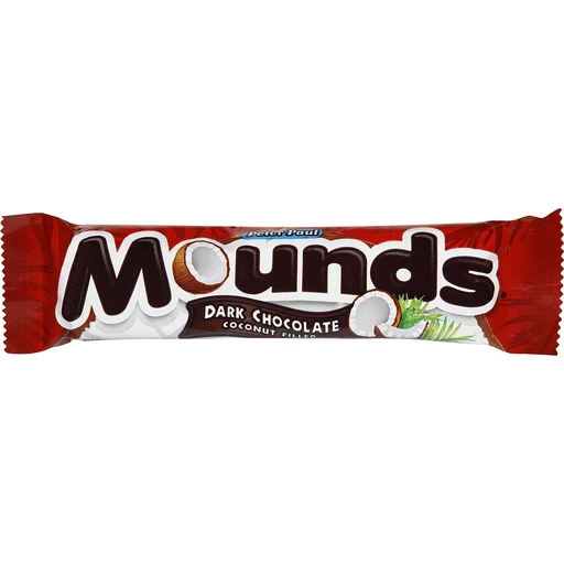 MOUNDS Dark Chocolate and Coconut Candy Bar 1.75 Oz Chocolate