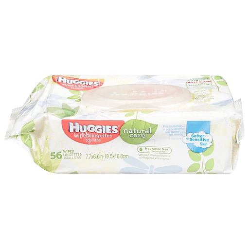 Huggies natural care sensitive baby 2024 wipe refill