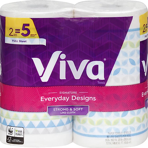 Viva soft cloth paper towels hotsell