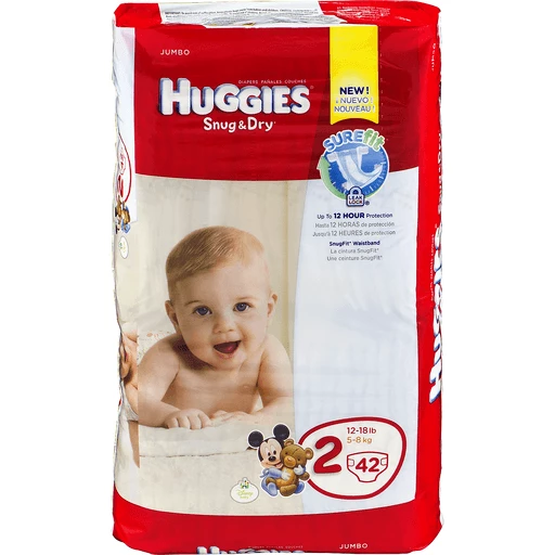 Huggies snug and dry online jumbo pack