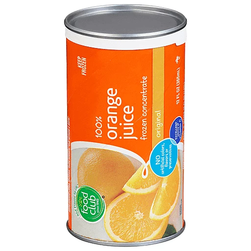Frozen concentrate top
