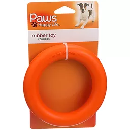 Dog toy rubber ring best sale