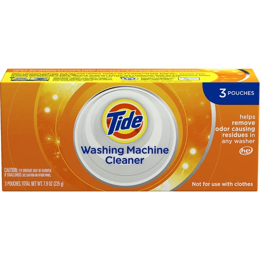 Tide Washing Machine Cleaner, Pouches, Laundry Detergent