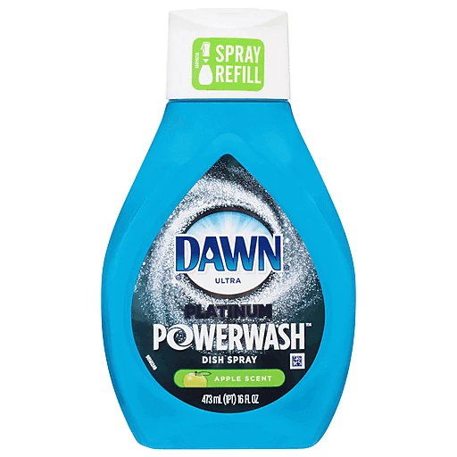 Dawn Ultra Platinum Powerwash Apple Scent Dish Spray Refill 16 fl oz, Soap