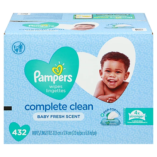 Pampers complete clean baby fresh deals scent