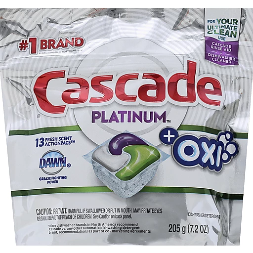 Cascade Dishwasher Detergent 13 ea, Pods