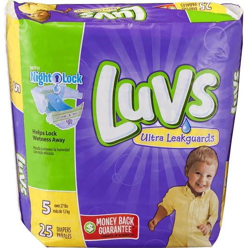 Luvs diapers top