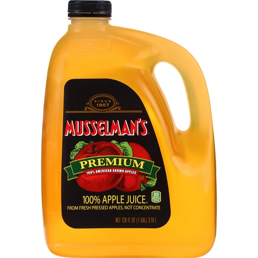 Musselman's® Premium 100% Apple Juice 128 Fl. Oz. Jug