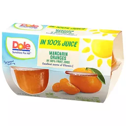 Dole top mandarin oranges