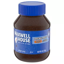 Maxwell House Instant Coffee Medium Original Roast 4 Oz