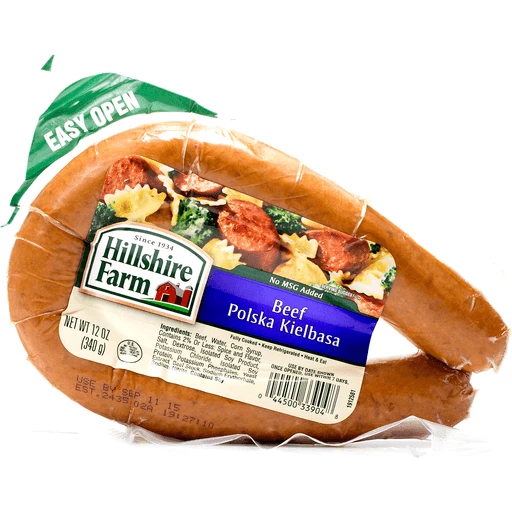 Hillshire Farm Polska Kielbasa Beef 12 Oz Brats Sausages