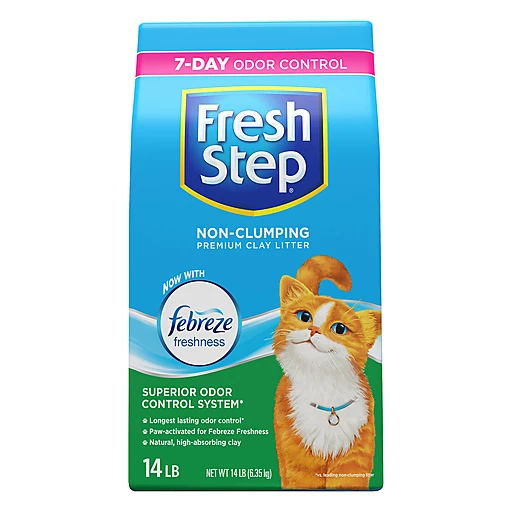 Non clumping top clay litter