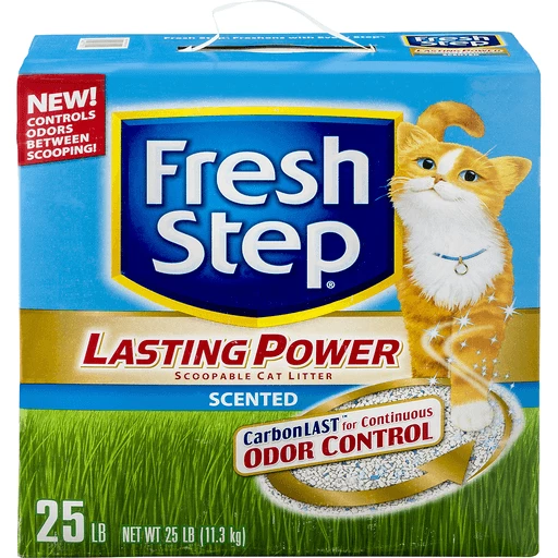Fresh step cat sales litter paw points