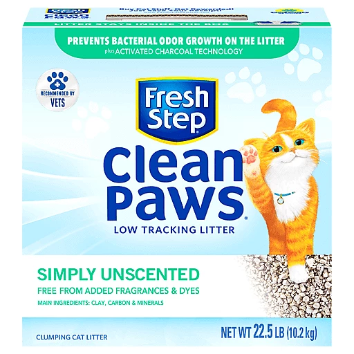 Fresh Step Clumping Cat Litter Simply Unscented 22.5 lb Litter