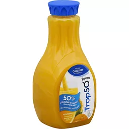 Tropicana Trop50 Orange Juice No Pulp Calcium Vitamin D Orange