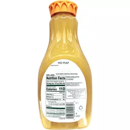 Tropicana orange juice nutrition facts hot sale