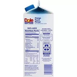 Dole orange peach mango juice deals