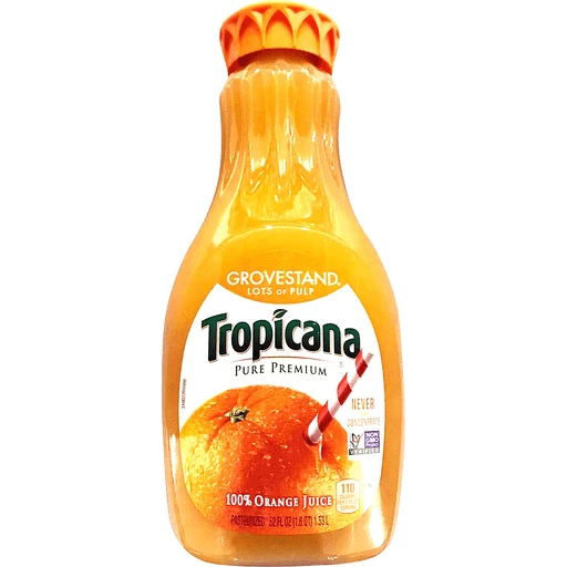 100 pure orange juice clearance