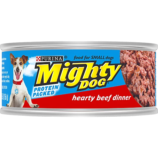 Purina Mighty Dog Small Breed Wet Dog Food Hearty Beef Dinner