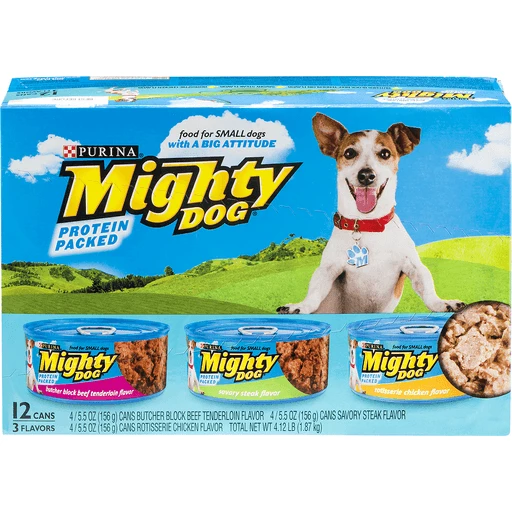 Mighty dog dog clearance food